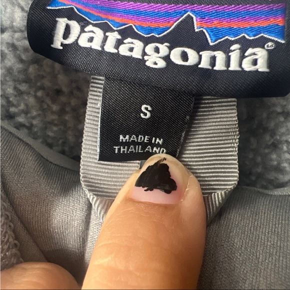 Patagonia Better Sweater Women's Small 1/4 Zip Fleece Birch Gray Pullover GORP - Picture 3 of 5